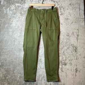 Judy Blue Size 11 / 30 Olive Jogger Pants Stretch High Waist
